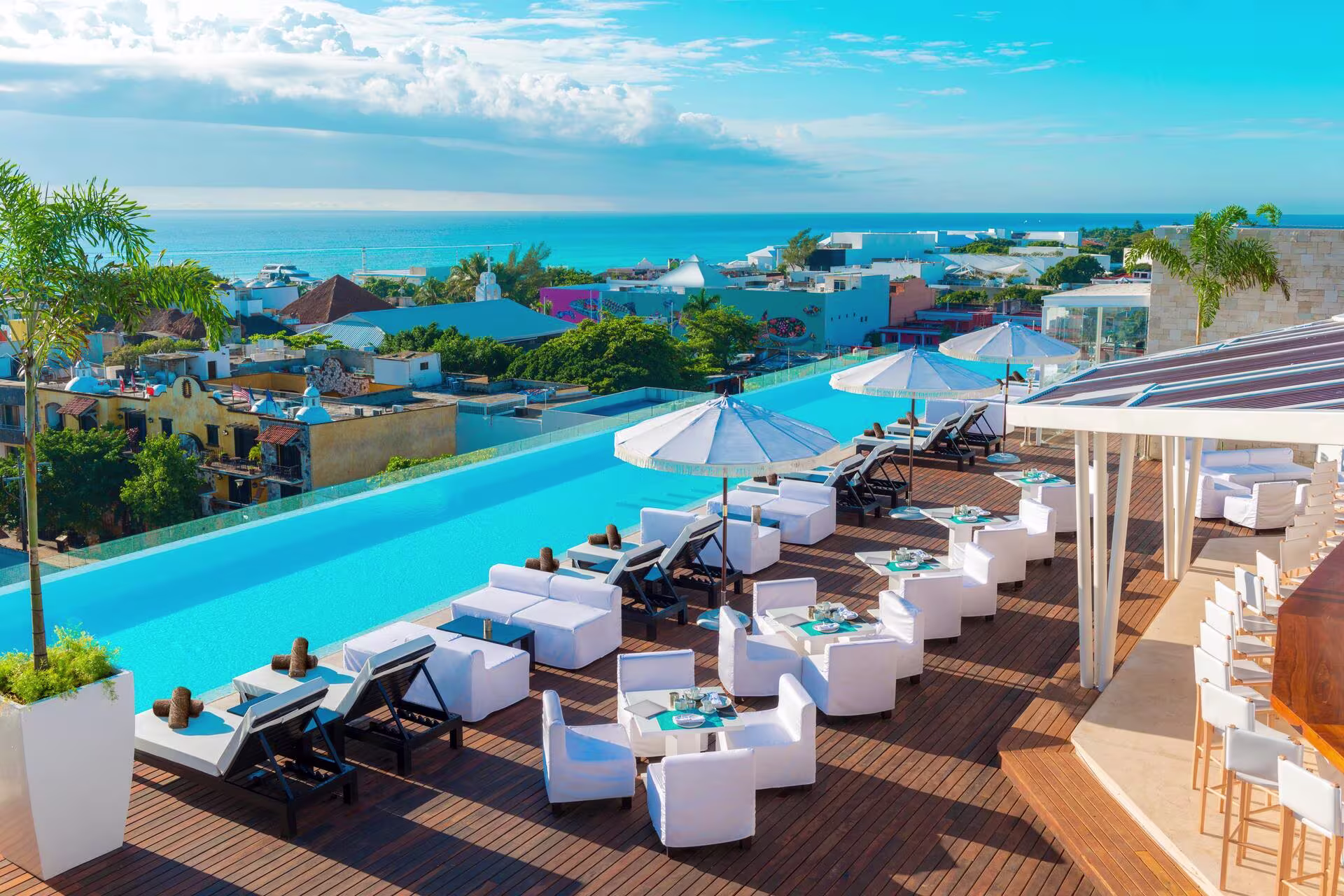 חדר עם נוף לים ב־The Fives Downtown Playa del Carmen