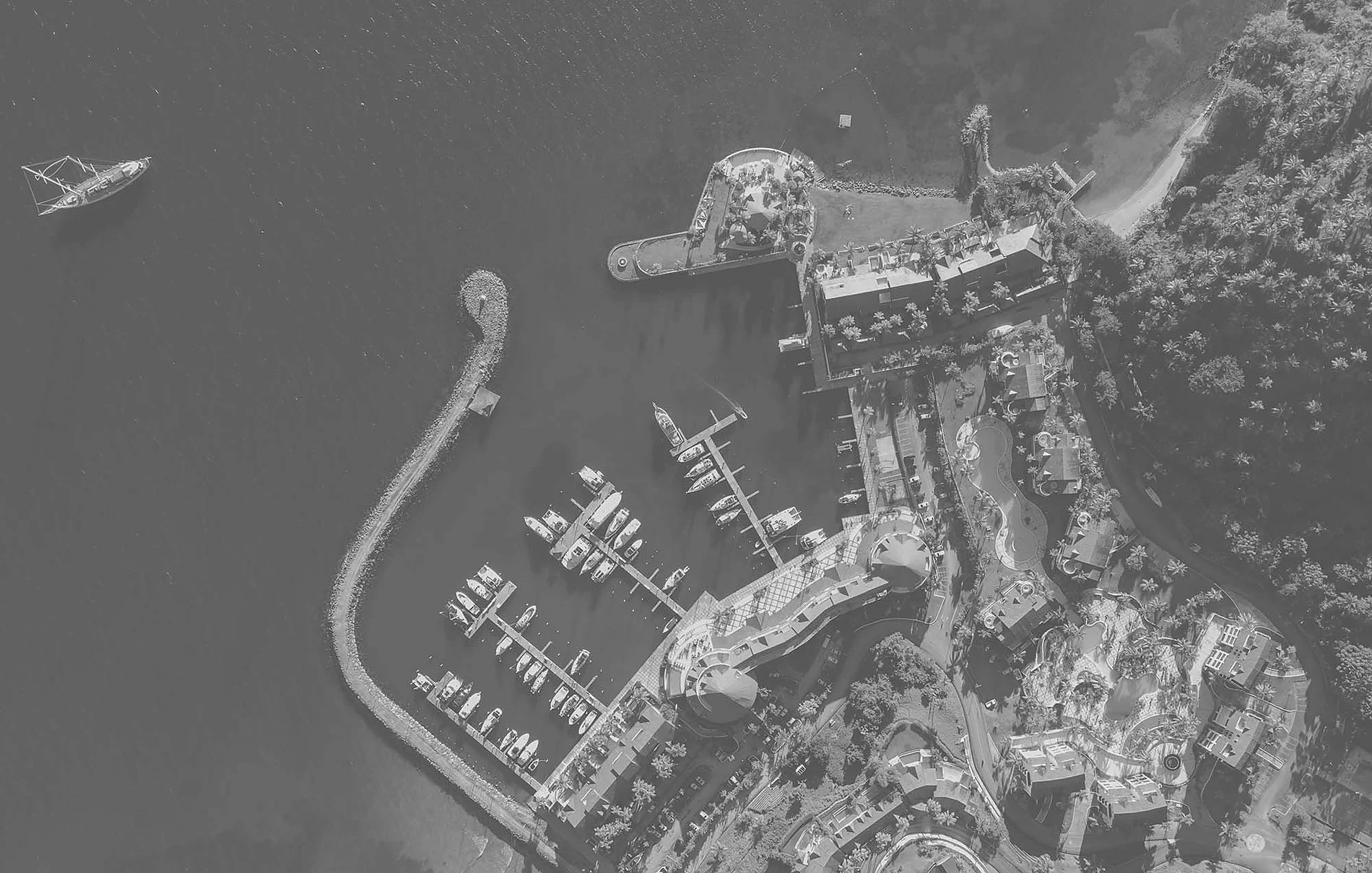 סוויטה עם אזור ישיבה ב־The Bannister Hotel & Yacht Club Samaná