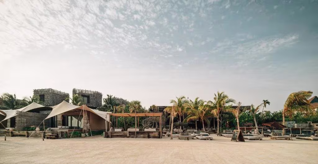 סוויטה עם אזור ישיבה ב־Nomade Holbox