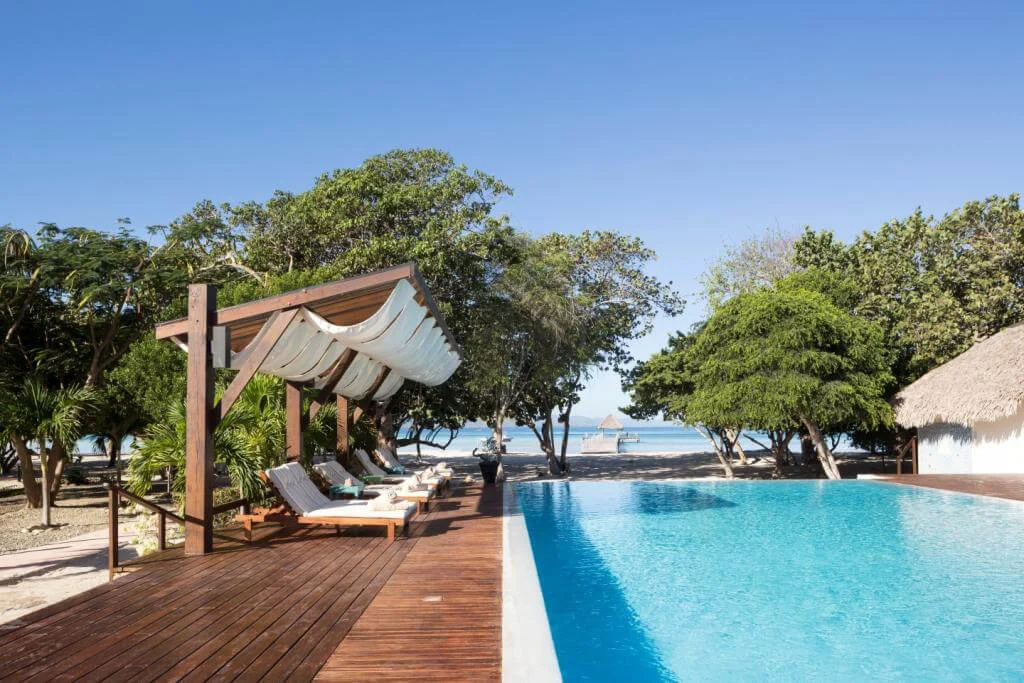 סוויטה עם אזור ישיבה ב־Punta Rucia Lodge Hotel Boutique & Spa