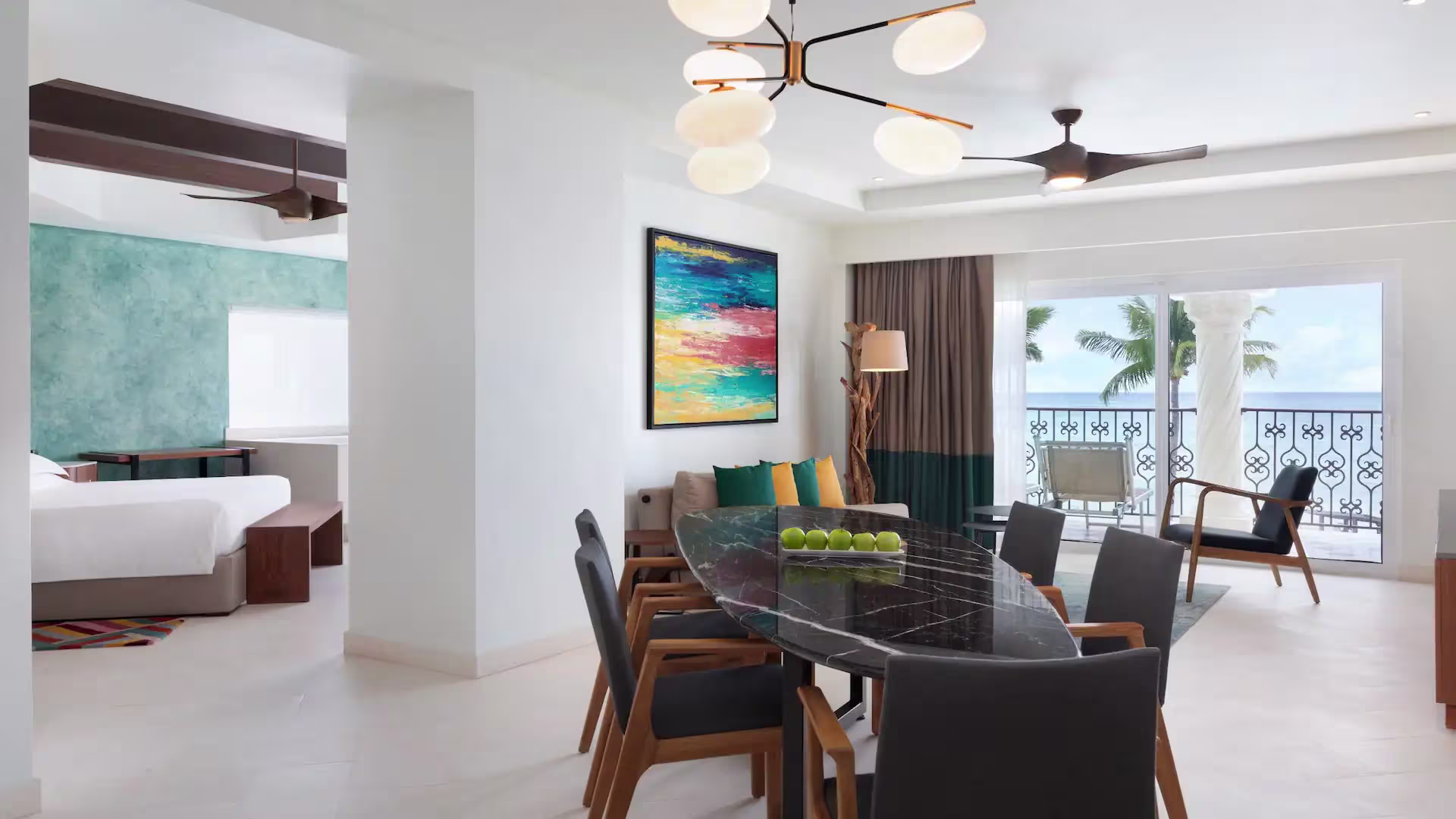 סוויטה זוגית מודרנית ב־Hyatt Vivid Playa del Carmen