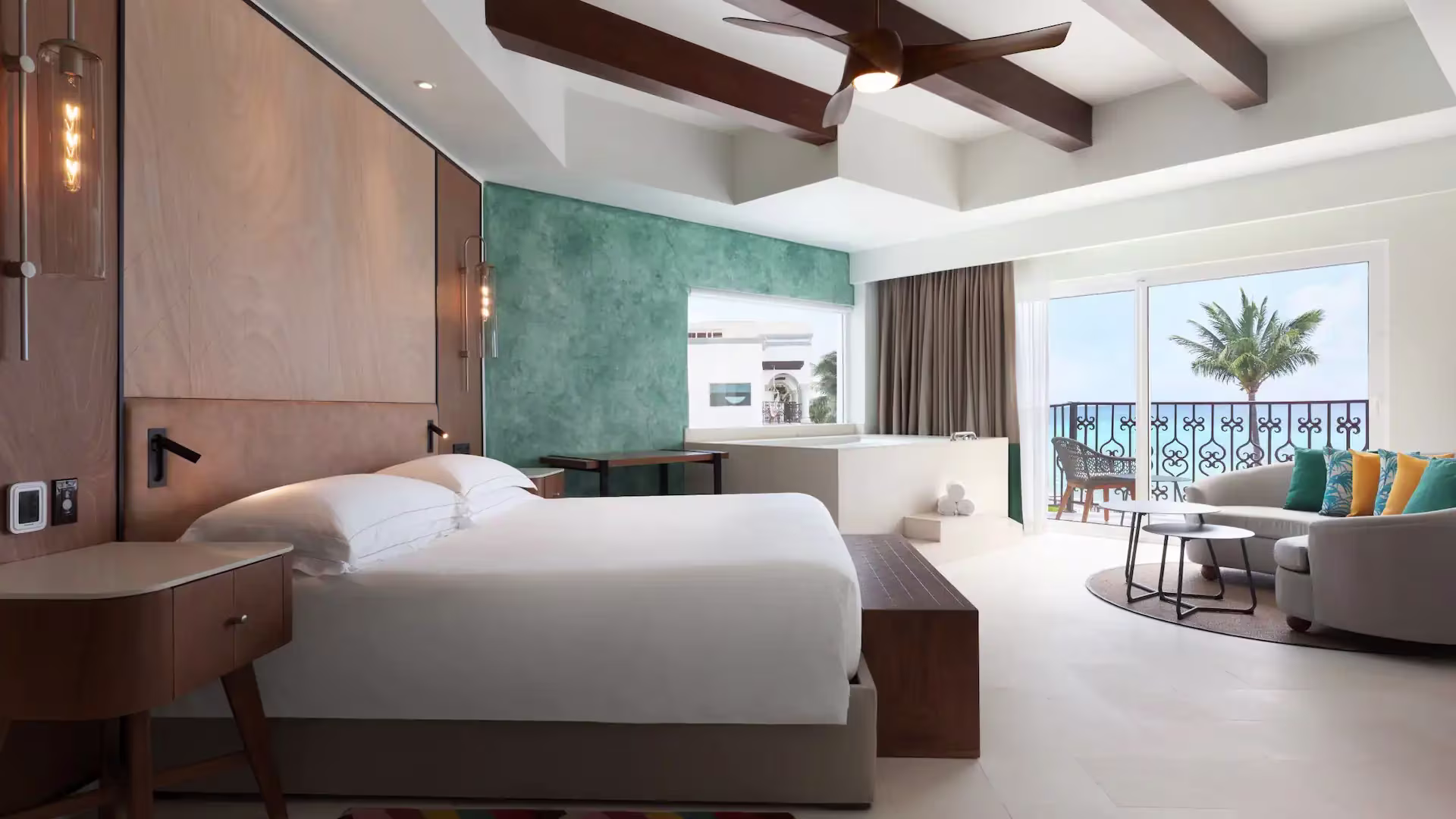חדר עם נוף לים ב־Hyatt Vivid Playa del Carmen