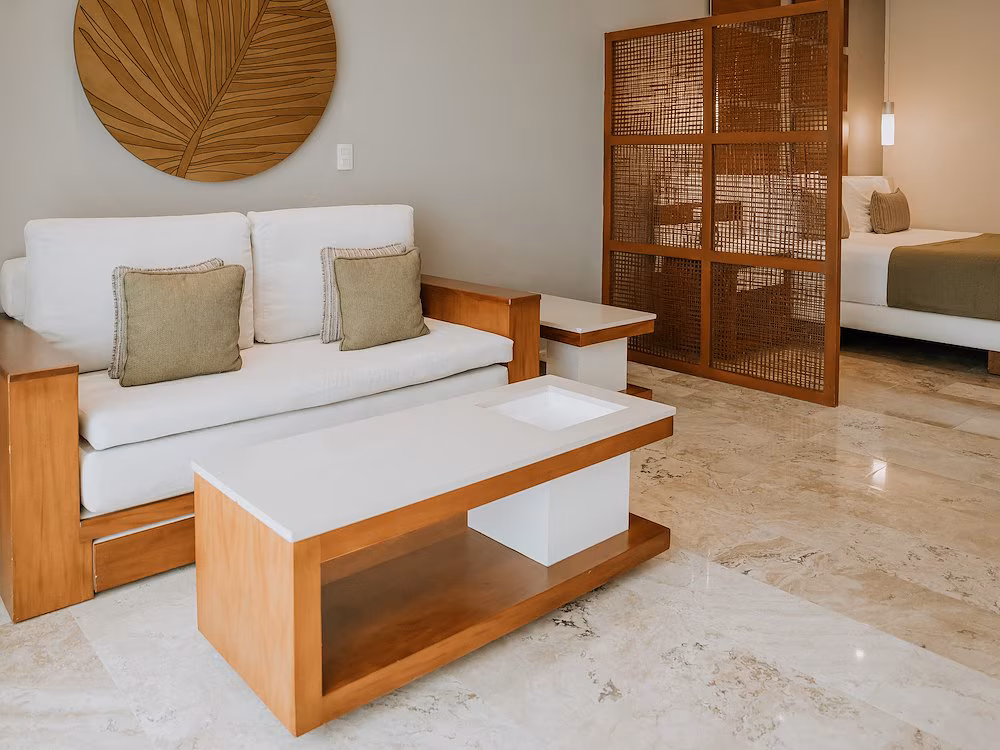 בריכת The Reef 28 Hotel & Spa Playa del Carmen בשעת ערב