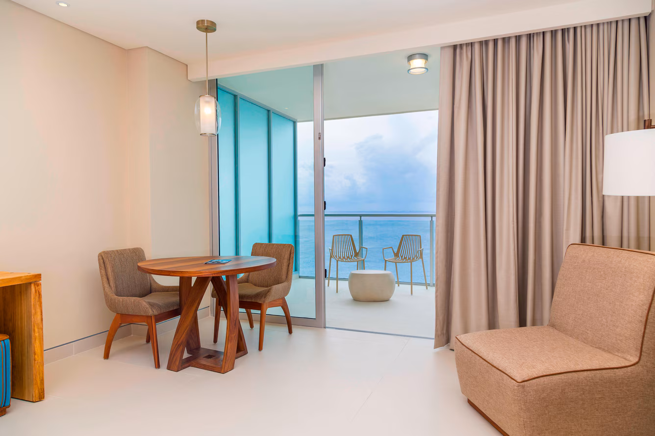 חדר עם נוף לים ב־The Westin Cozumel