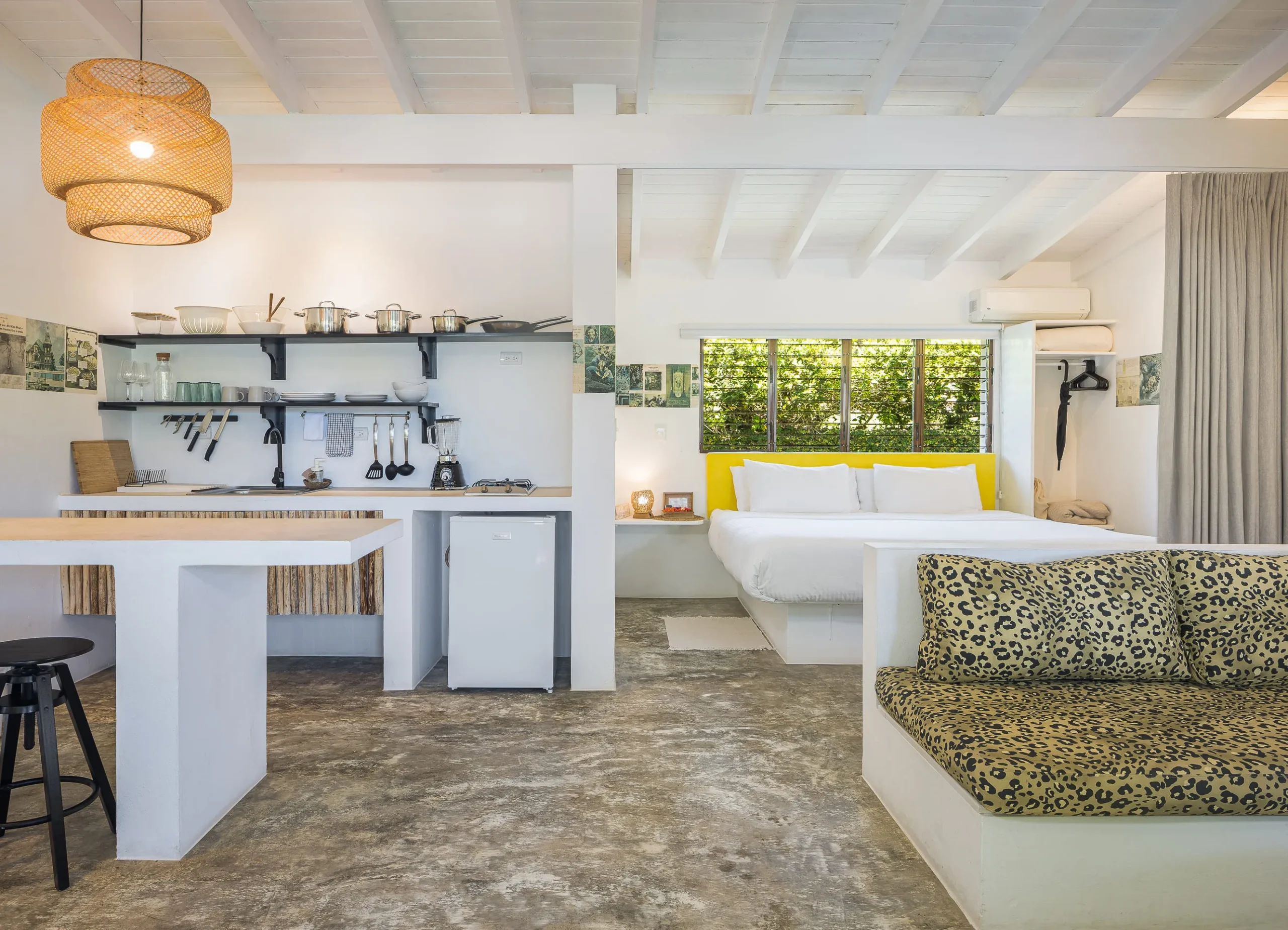 סוויטה זוגית מודרנית ב־El Encuentro Surf Lodge Cabarete