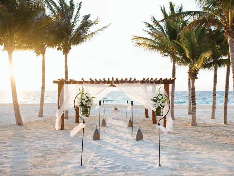 Beach venue at Excellence El Carmen