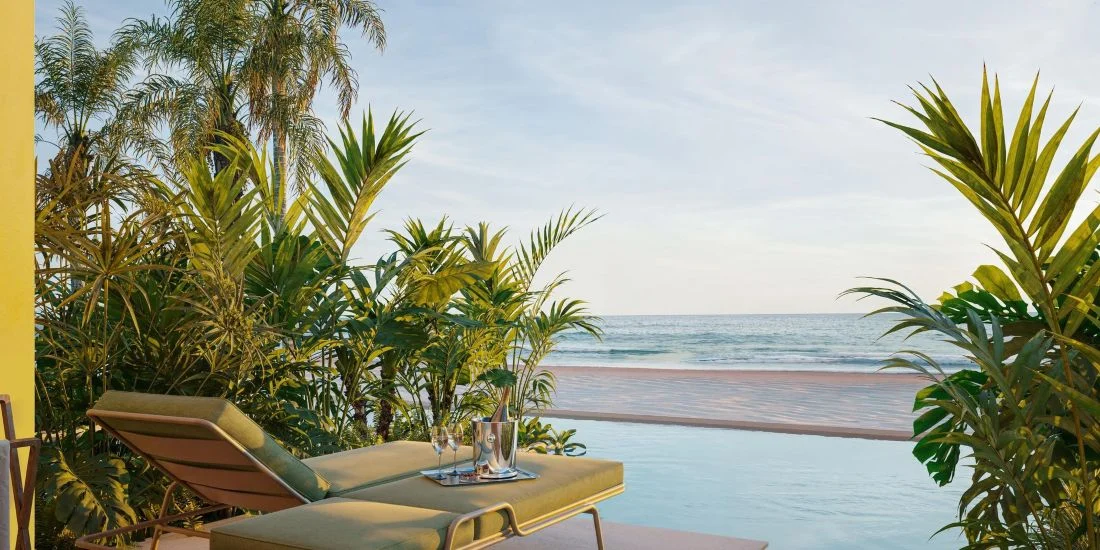 סוויטה עם אזור ישיבה ב־Iberostar Grand Rose Hall