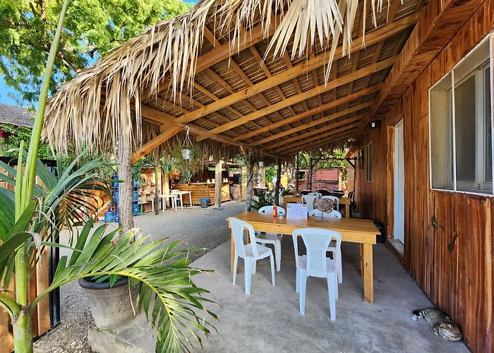 חדר עם נוף לים ב־Villa Rosa Punta Rucia