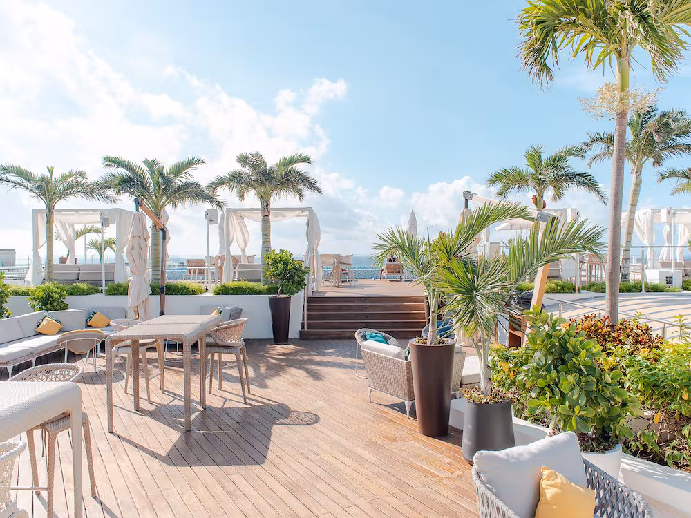 חדר עם נוף לים ב־The Reef 28 Hotel & Spa Playa del Carmen