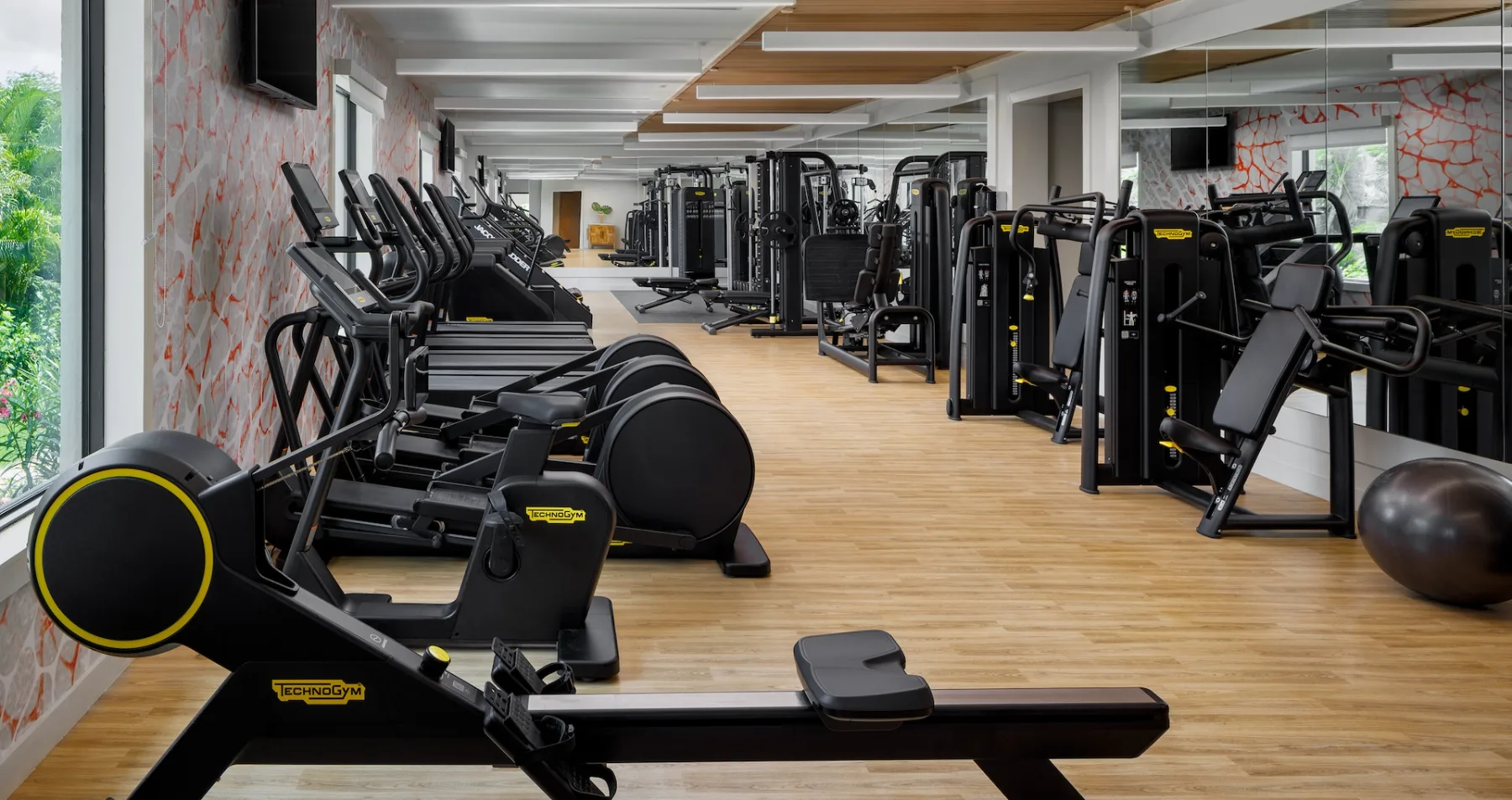 Fitness center at Sandals Negril
