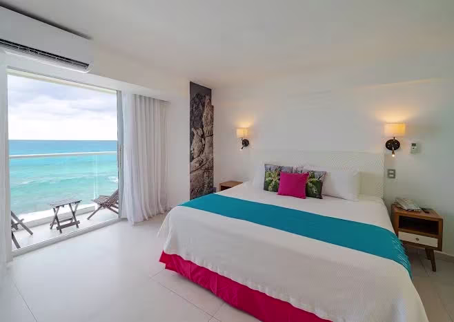סוויטה עם אזור ישיבה ב־Mia Reef Isla Mujeres
