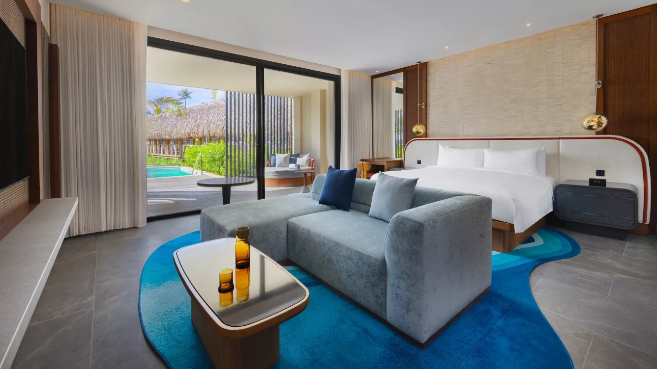 Swim-up suite at W Punta Cana Adult All-Inclusive